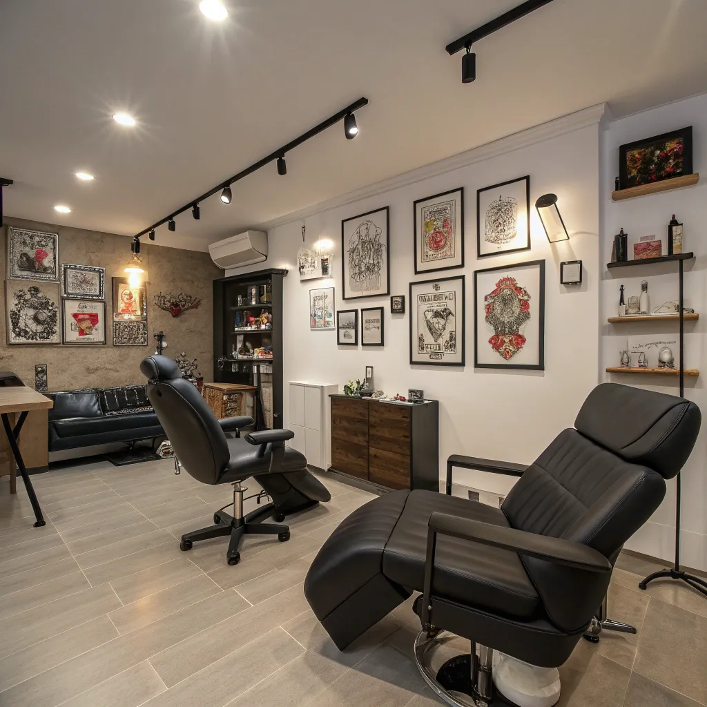 Zynthraix Tattoo Studio Interior